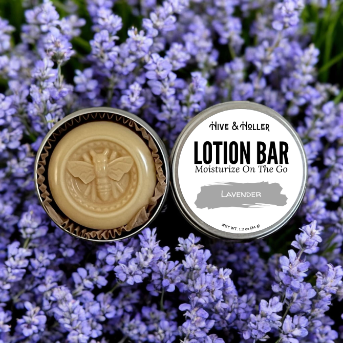 Organic Handcrafted Solid Lotion Bar for Dry Skin - All-Natural Moisturizer for Hands, Body & Face - Perfect for Travel, Gym & Daily Hydration
