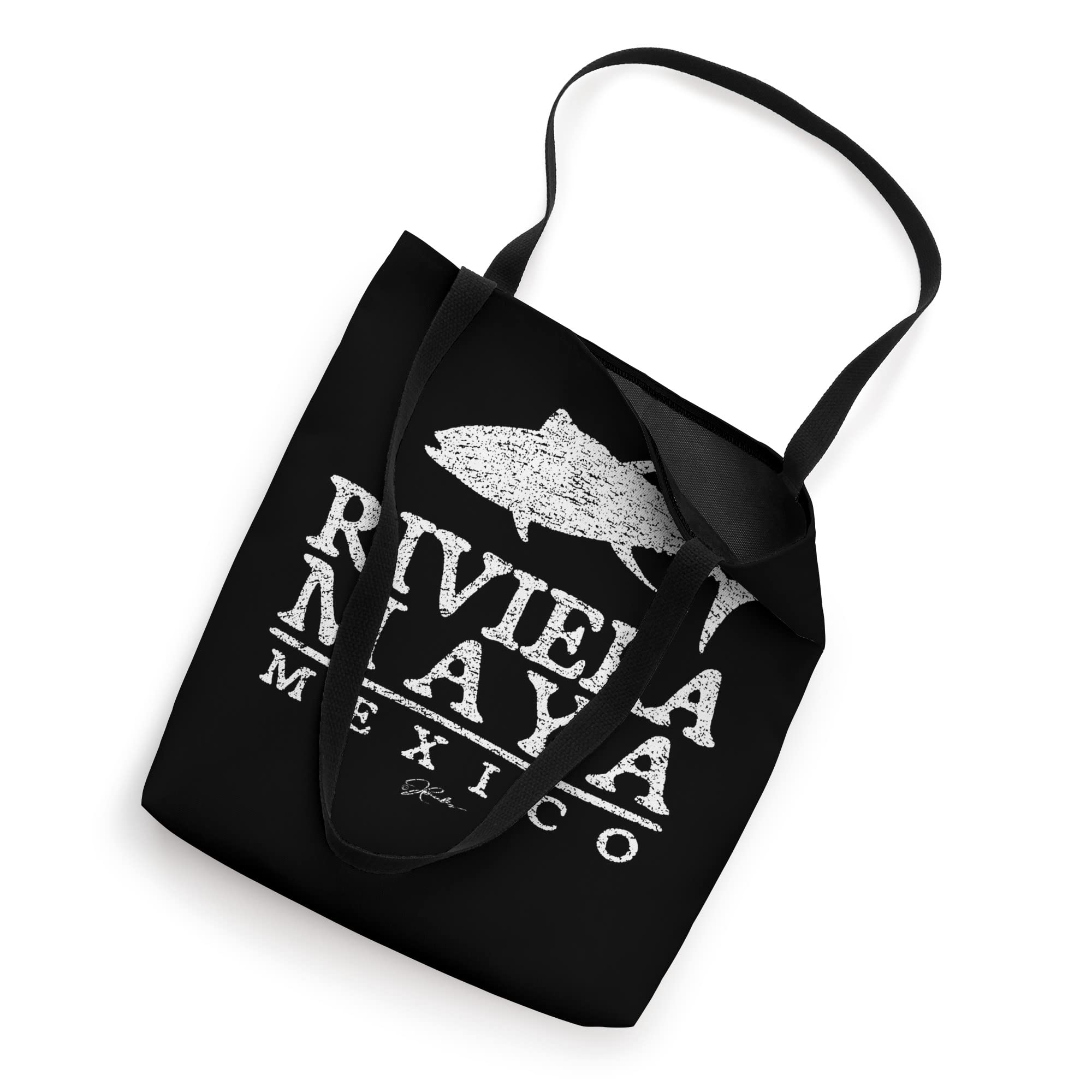 JCombs: Stylish Yellowfin Tuna Tote Bag from Riviera Maya Mexico - Perfect for Beach Trips, Grocery Shopping & Eco-Friendly Daily Use