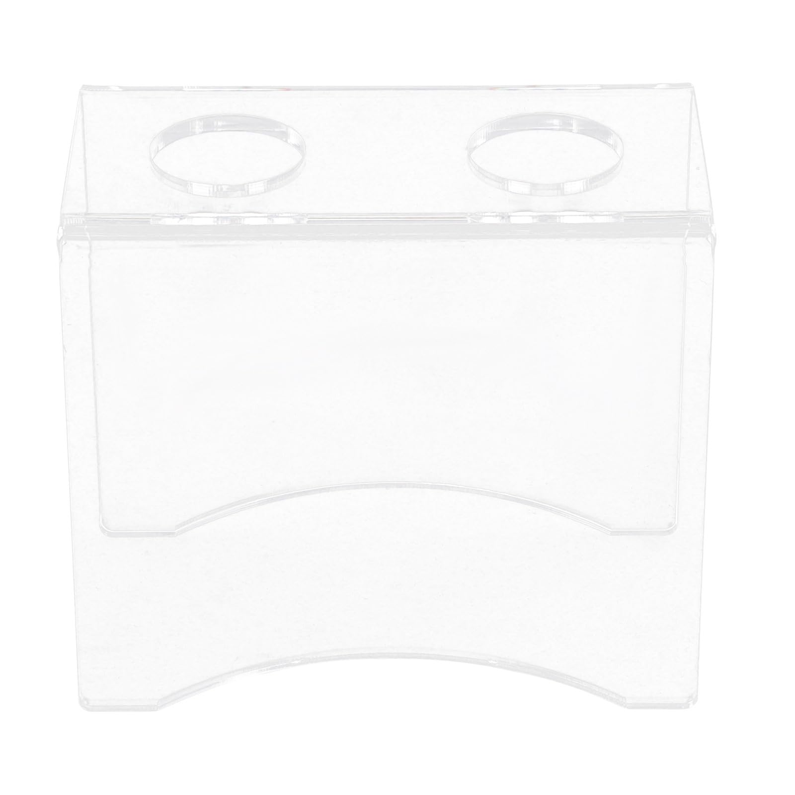 UPKOCH Clear Acrylic Ice Cream Cone Holder - 2 Hole Food Display Stand for Sushi Rolls, Desserts & Party Snacks - Perfect for Birthday, Wedding & Anniversary Celebrations (Kitchen & Buffet Serving Essential)