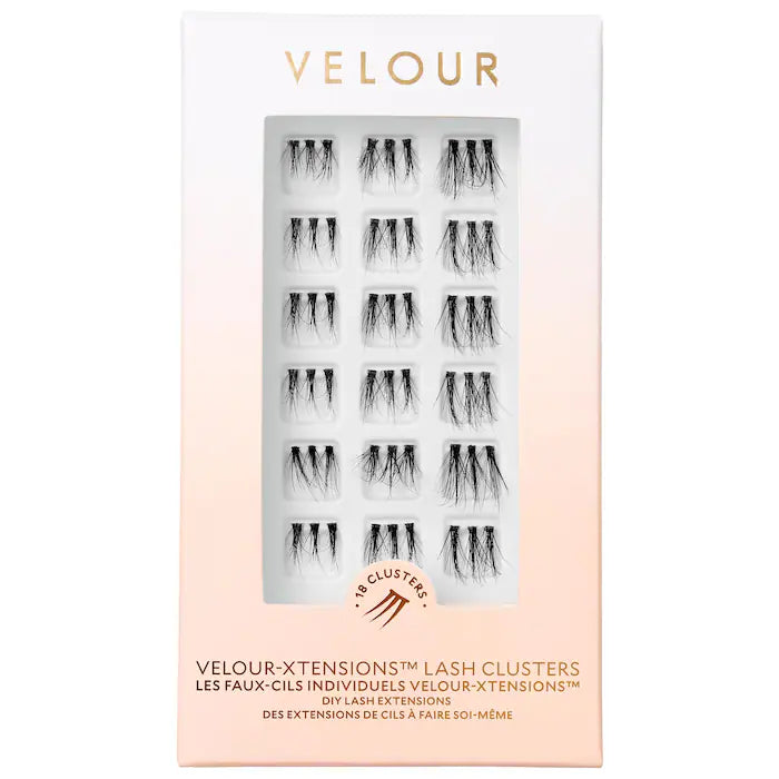 Velour Xtensions™ False Eyelash Clusters - Natural Looking Fake Lashes for Volume & Length | Perfect for Weddings, Parties & Everyday Glam