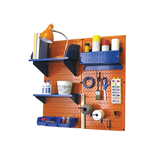 Orange Pegboard Blue Accessories