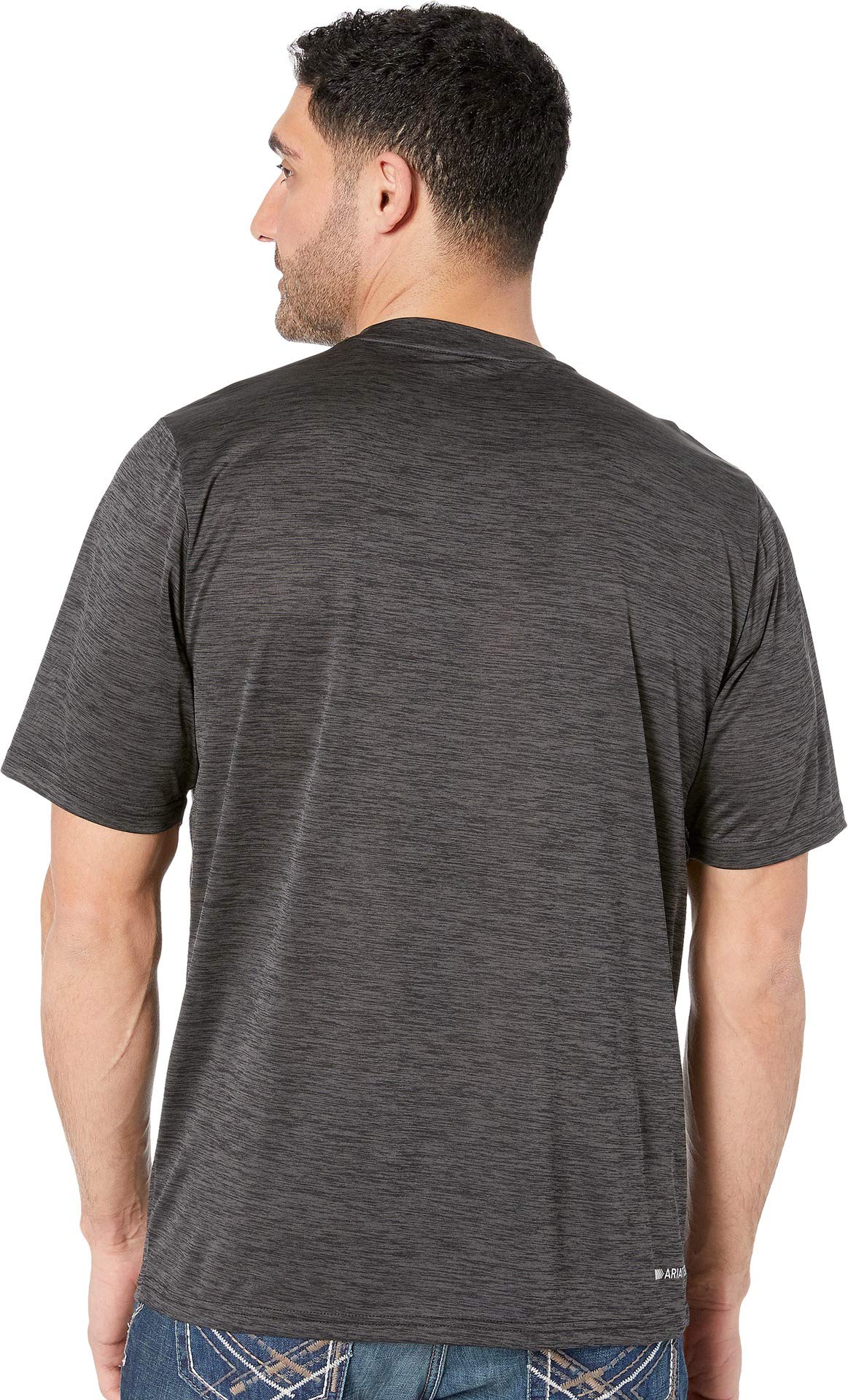 Ariat Men's Charger Basic Tee Shirt - Comfortable Cotton Short Sleeve T-Shirt for Casual Wear & Outdoor Activities