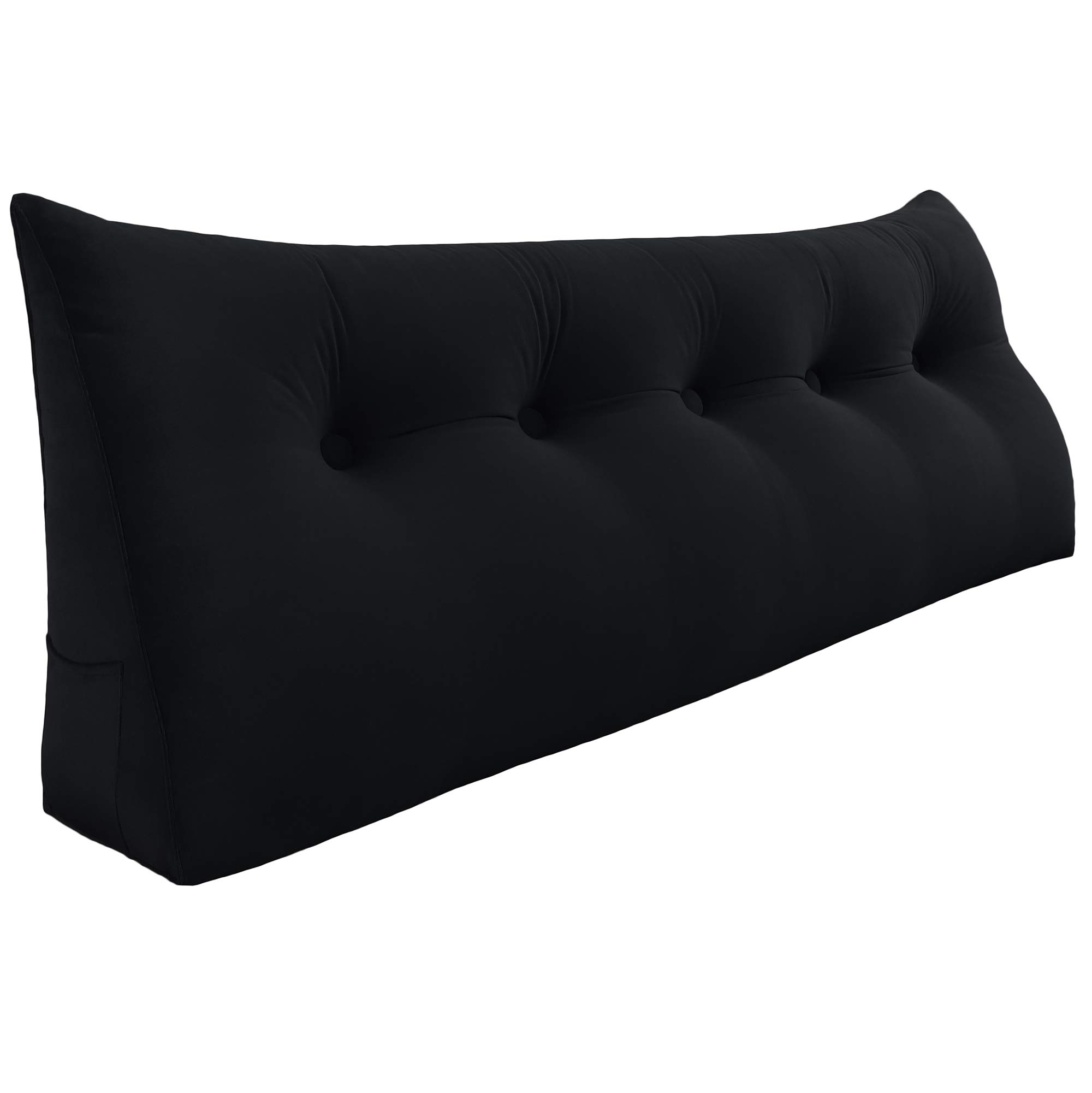 VERCART Large Triangular Headboard Reading Pillow - 59