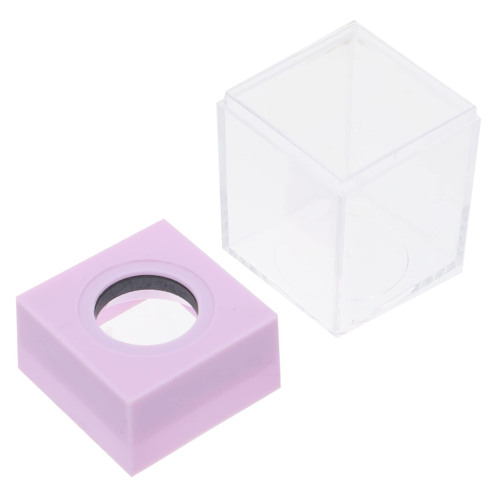 2Pcs Magnetic Paper Clip Holder & Dispenser - Purple Desk Organizer for Office Supplies | Perfect for Home, Office & School Use