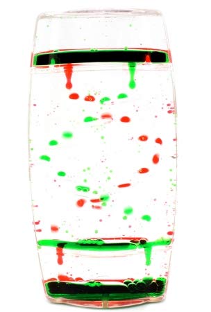 AZ Trading & Import TG428 Red & Green Liquid Motion Timer - 60-Minute Visual Timer for Kids, Classrooms, ADHD Focus, and Time Management (Red/Green) - Perfect for Study Sessions, Cooking, and Productivity Tasks