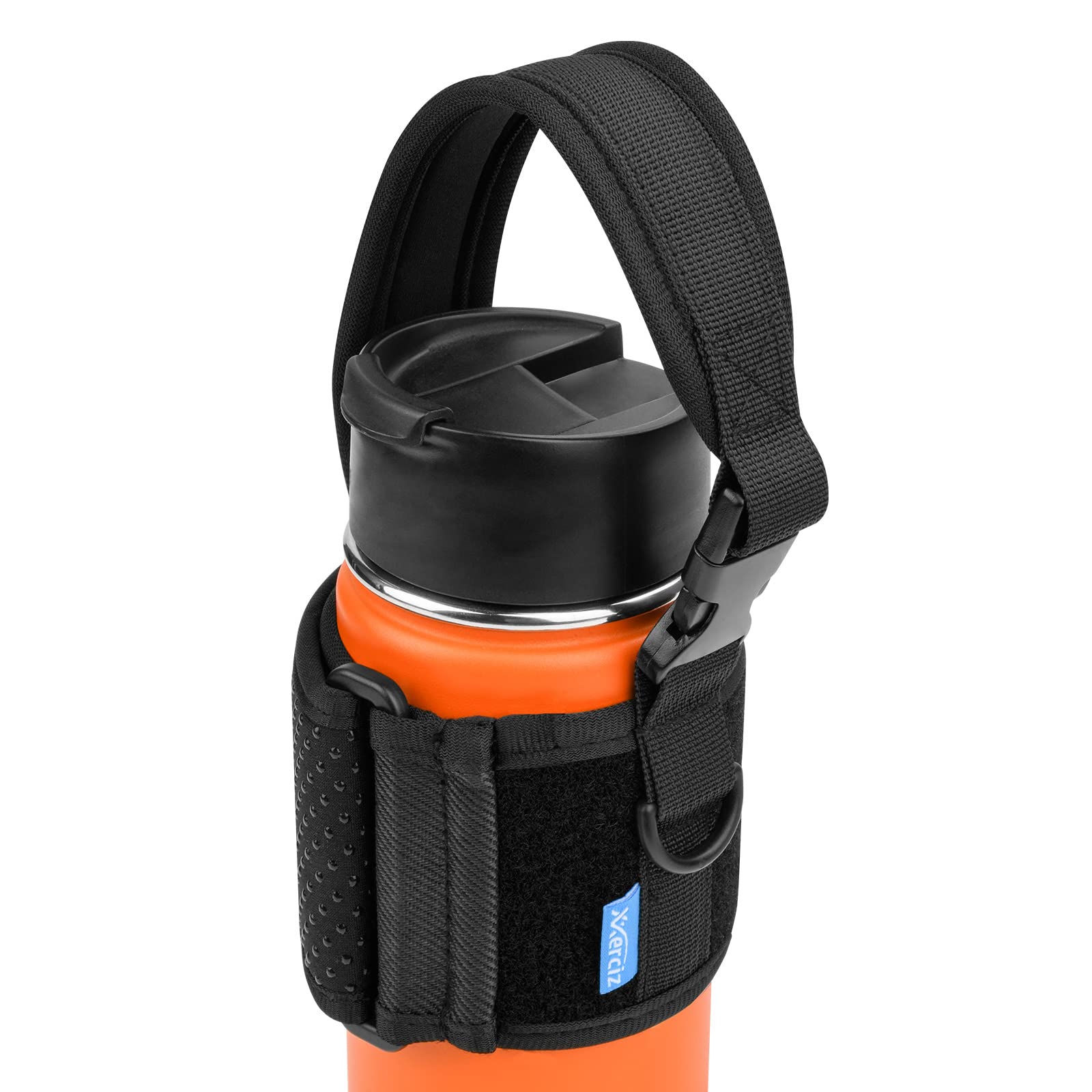 Adjustable Shoulder Strap Water Bottle Carrier - Universal Bottle Sling Holder for Hiking, Walking, Camping & Outdoor Activities - Perfect for Gym, Travel & Sports Hydration