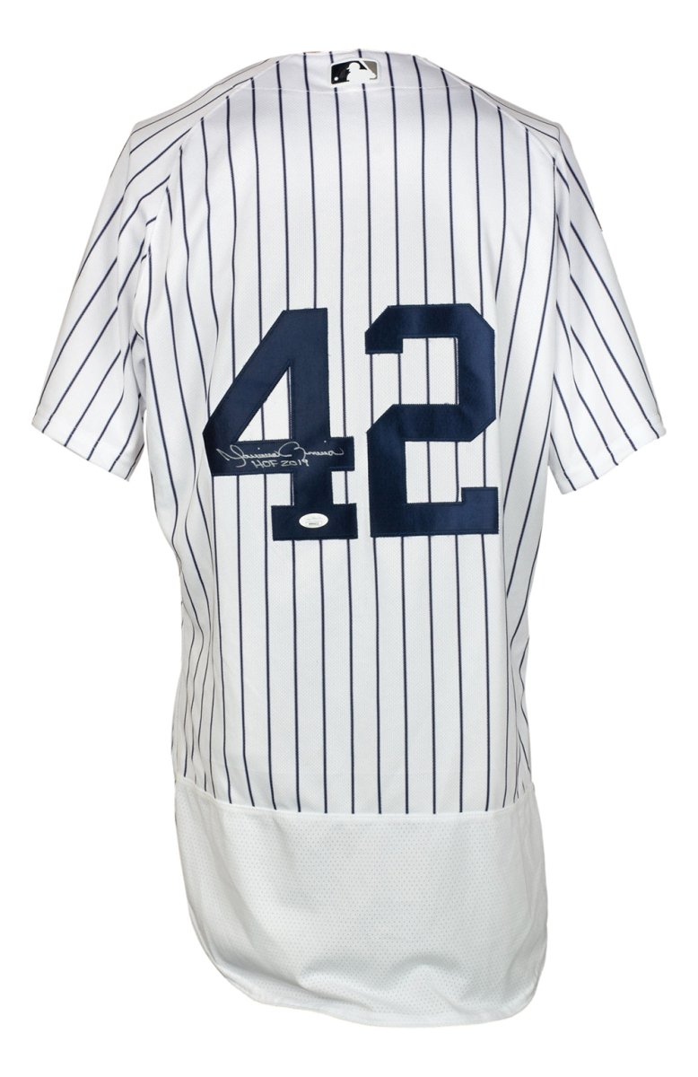 Authentic Mariano Rivera Signed New York Yankees Majestic Baseball Jersey - HOF #19 with JSA COA - Perfect for Yankees Fans, Sports Memorabilia Collectors & Gift for Baseball Enthusiasts