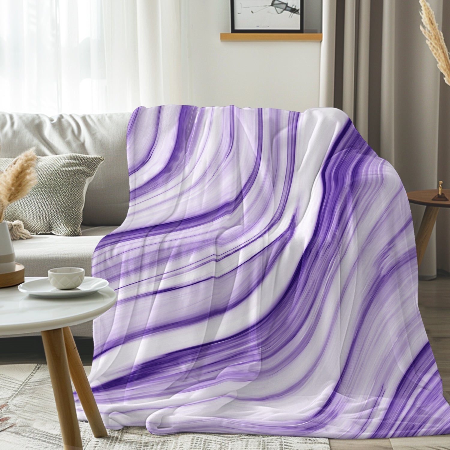Pfeiffer Beach Flannel Fleece Blanket - Soft Cozy Throw for Couch, Bed & Outdoor Camping - Perfect for Cold Weather & Home Decor