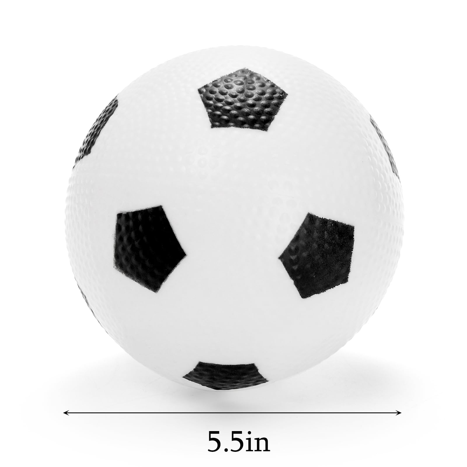 **Youeon 16-Pack 5.5 Inch Inflatable Soccer Balls for Kids & Adults - Includes Hand Pump, Perfect for Pool, Beach, Backyard Games, Parties & Summer Sports Gifts - Indoor & Outdoor Fun**