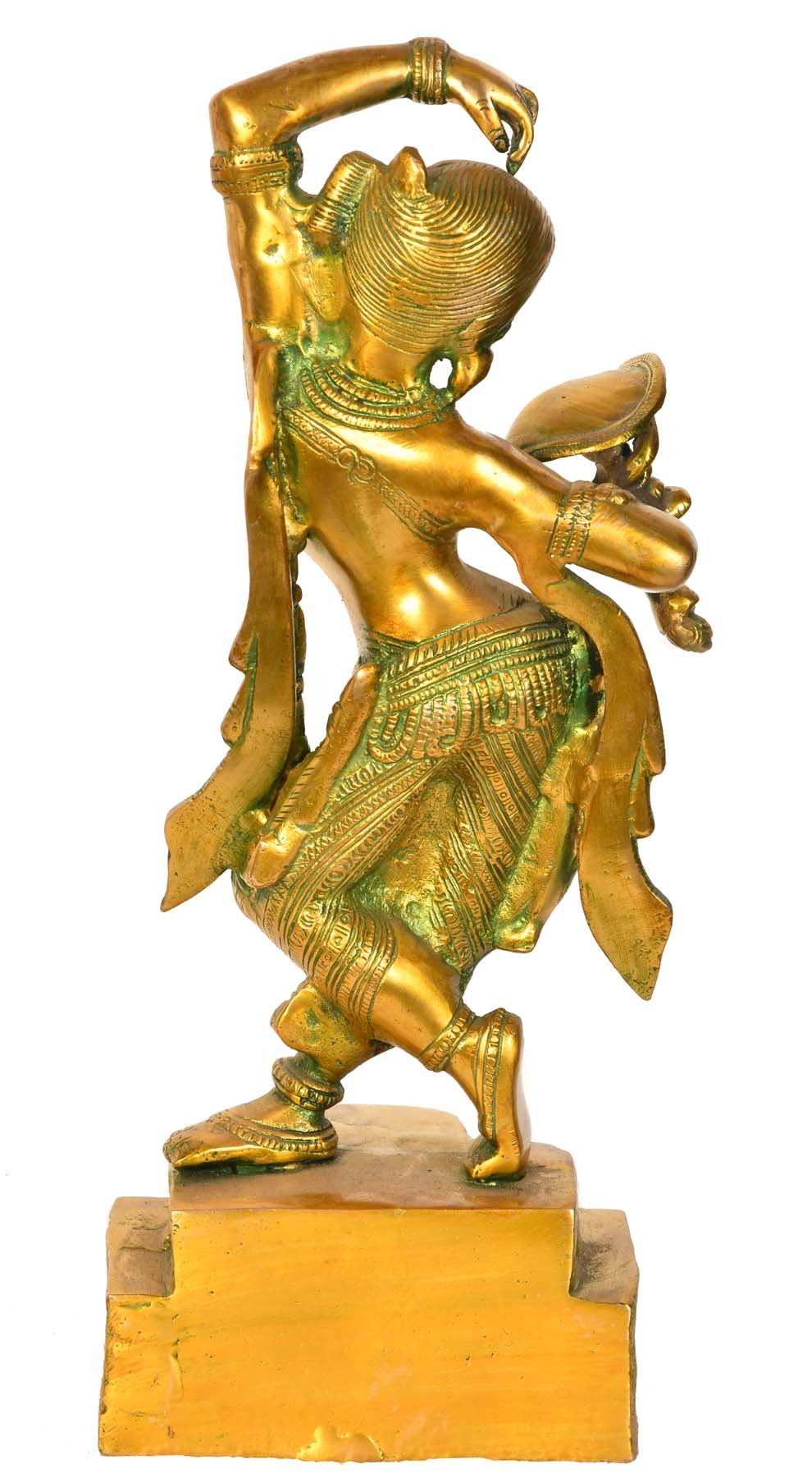 Apsara Applying Vermilion Handcrafted Home Décor Statue - Perfect for Living Room, Meditation Space & Spiritual Altar Decor