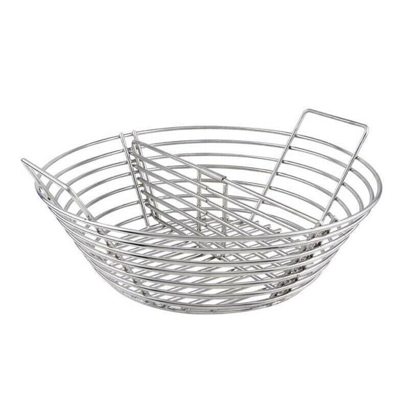 Premium Fire Basket for Big Green Egg - Heavy Duty Lump Charcoal Basket Accessory | Rustic Farmhouse Kitchen Decor & Chicken Egg Holder | Perfect for BBQ Grilling, Outdoor Cooking & Farmhouse Style Countertop Display
