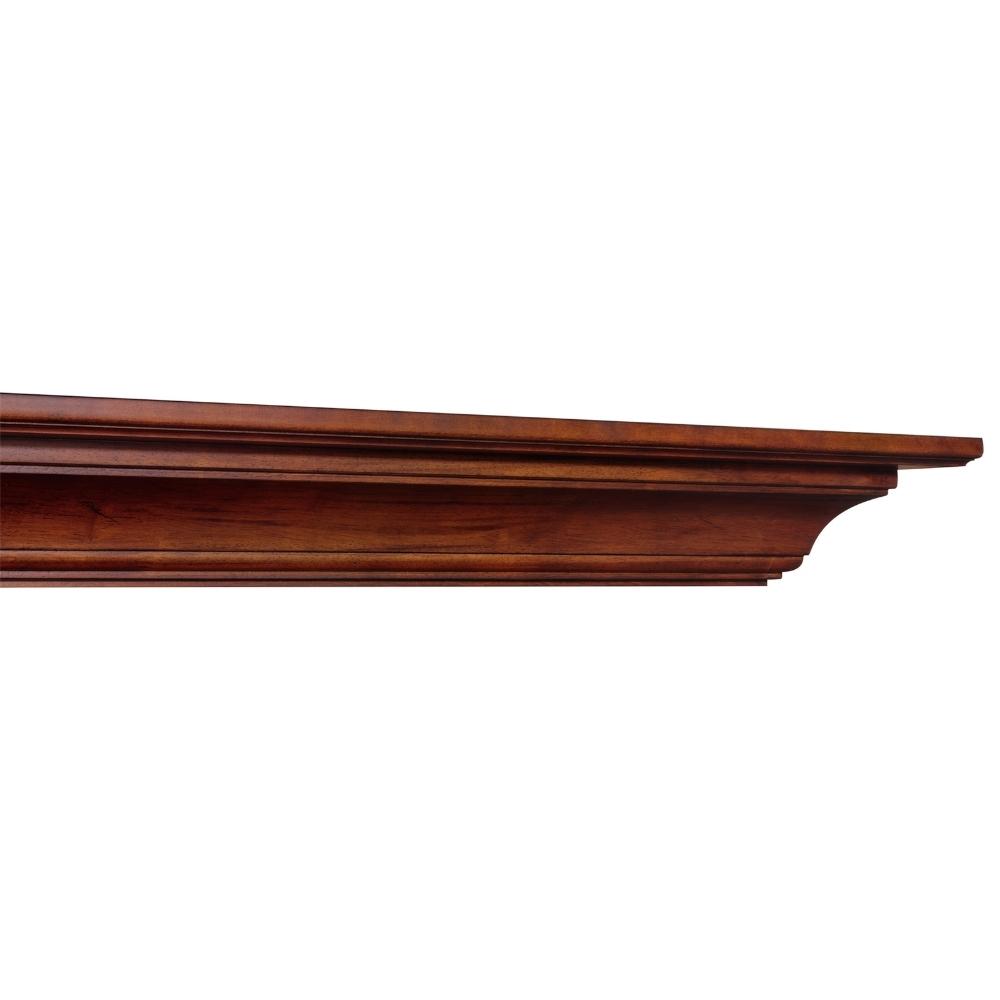 Handcrafted Homestead Wood Mantel Shelf - Rustic Fireplace Mantel for Cozy Living Room & Farmhouse Decor - Perfect for Displaying Photos, Candles & Holiday Decorations