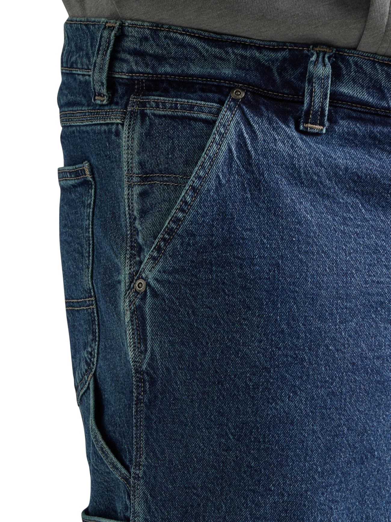 Lee Men's Big & Tall Legendary Workwear Carpenter Jeans - Durable Denim Pants for Construction, Farming & Outdoor Work