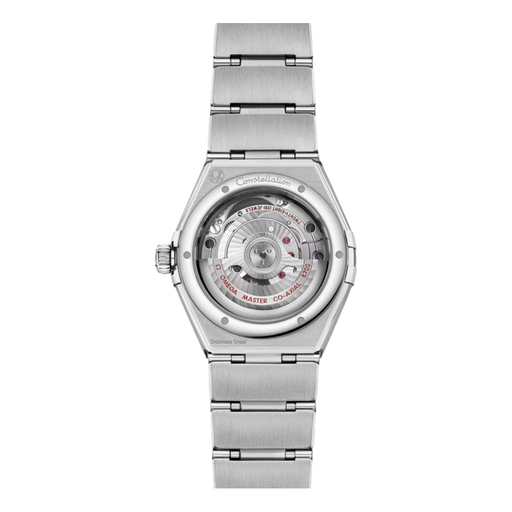 Constellation Diamonds Co Axial Master Chronometer 29mm Purple Meteorite Watch with Bracelet - Luxury Timepiece for Business, Gifting & Special Occasions
