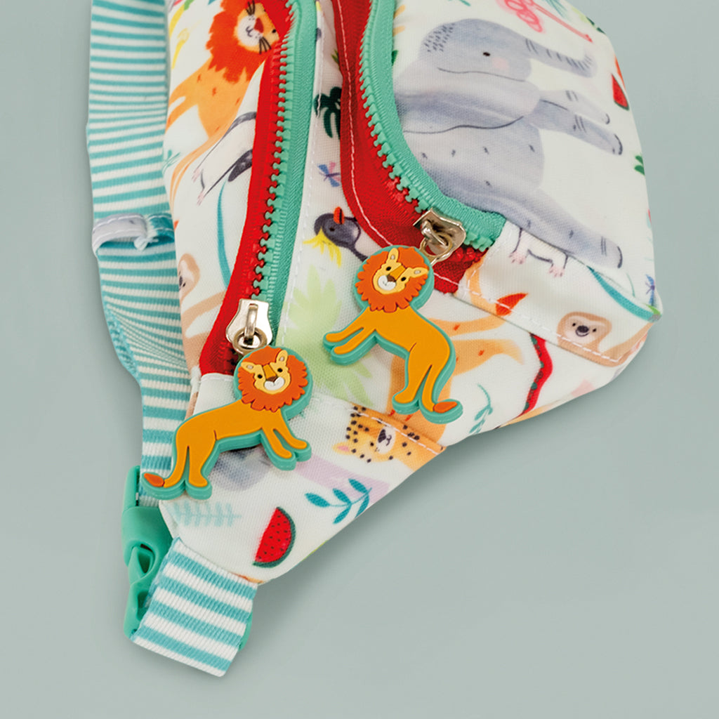Floss & Rock Belt Bag - Stylish Jungle Print Waist Pack for Women & Men - Perfect for Travel, Hiking, and Everyday Use