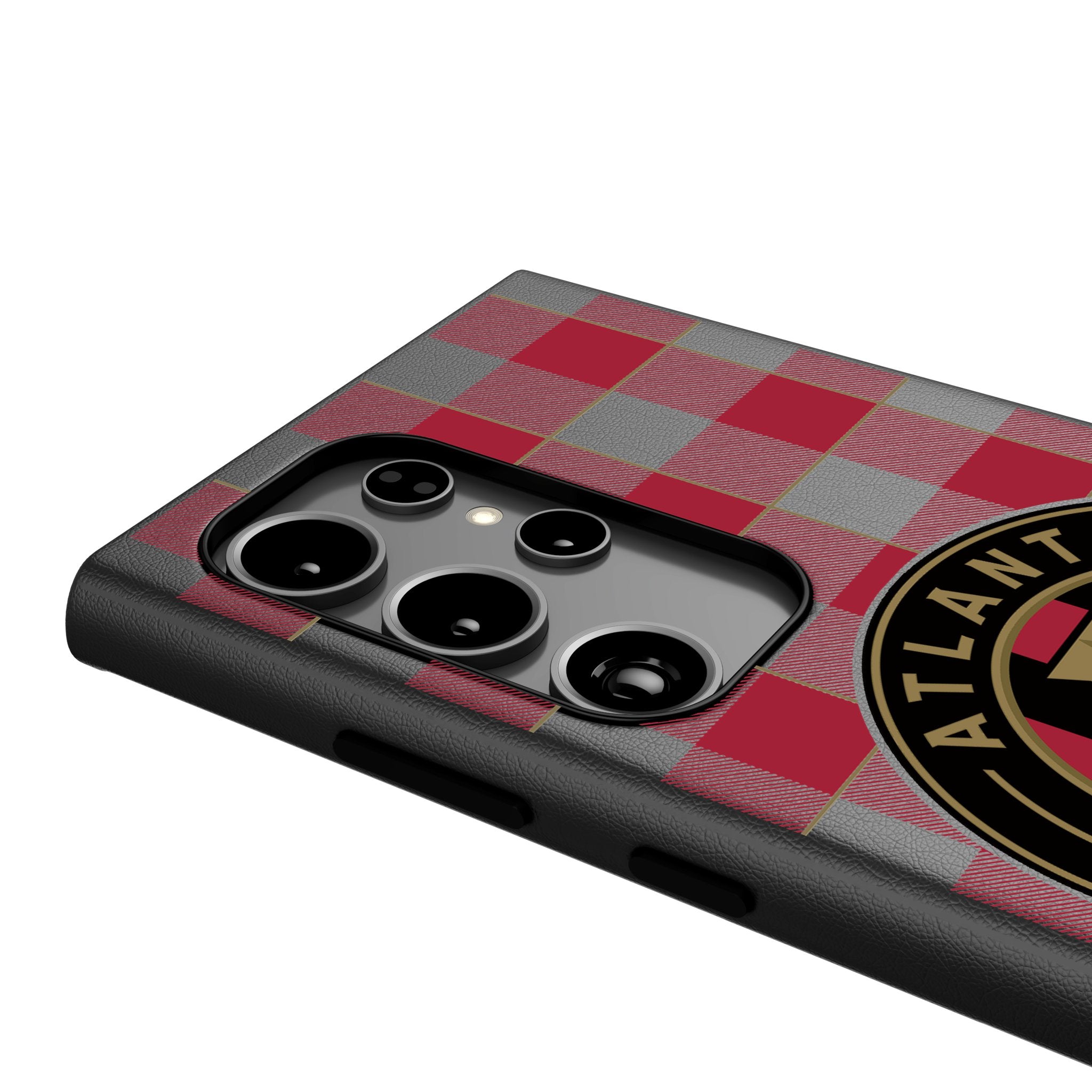 Atlanta United FC Plaid MagSafe Compatible Phone Case for Samsung Galaxy S21/S22/S23 - Durable Protective Cover with Secure Magnetic Attachment for Wireless Charging - Perfect for Soccer Fans & Game Day