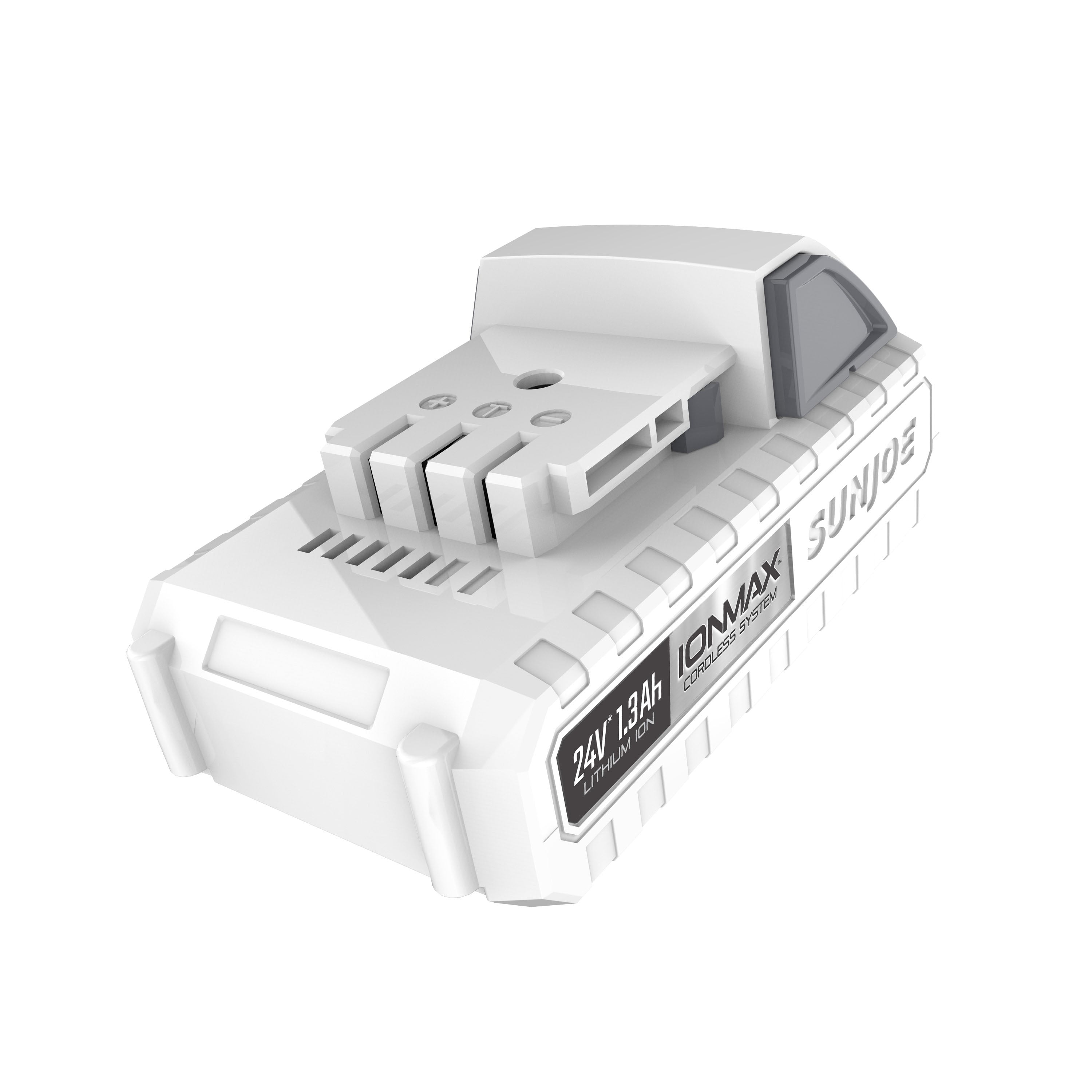 Snow Joe 24VBAT LTW Certified IONMAX 24V 1.3Ah Lithium-Ion Battery - Compatible with Sun Joe, Auto Joe, Snow Joe & Power Joe Tools | BMS Protection | 3-Stage LED Indicator - Perfect for Lawn Care, Snow Removal & Power Tools