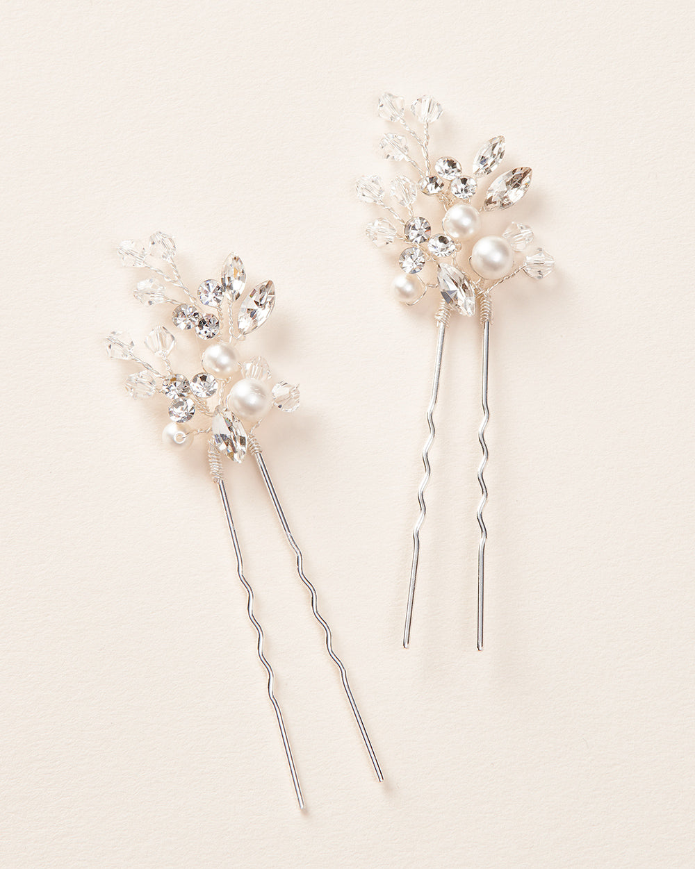 Jovana Hair Pins Set of 2 - Elegant Hair Clips for Women, Girls - Perfect for Weddings, Parties & Everyday Styling