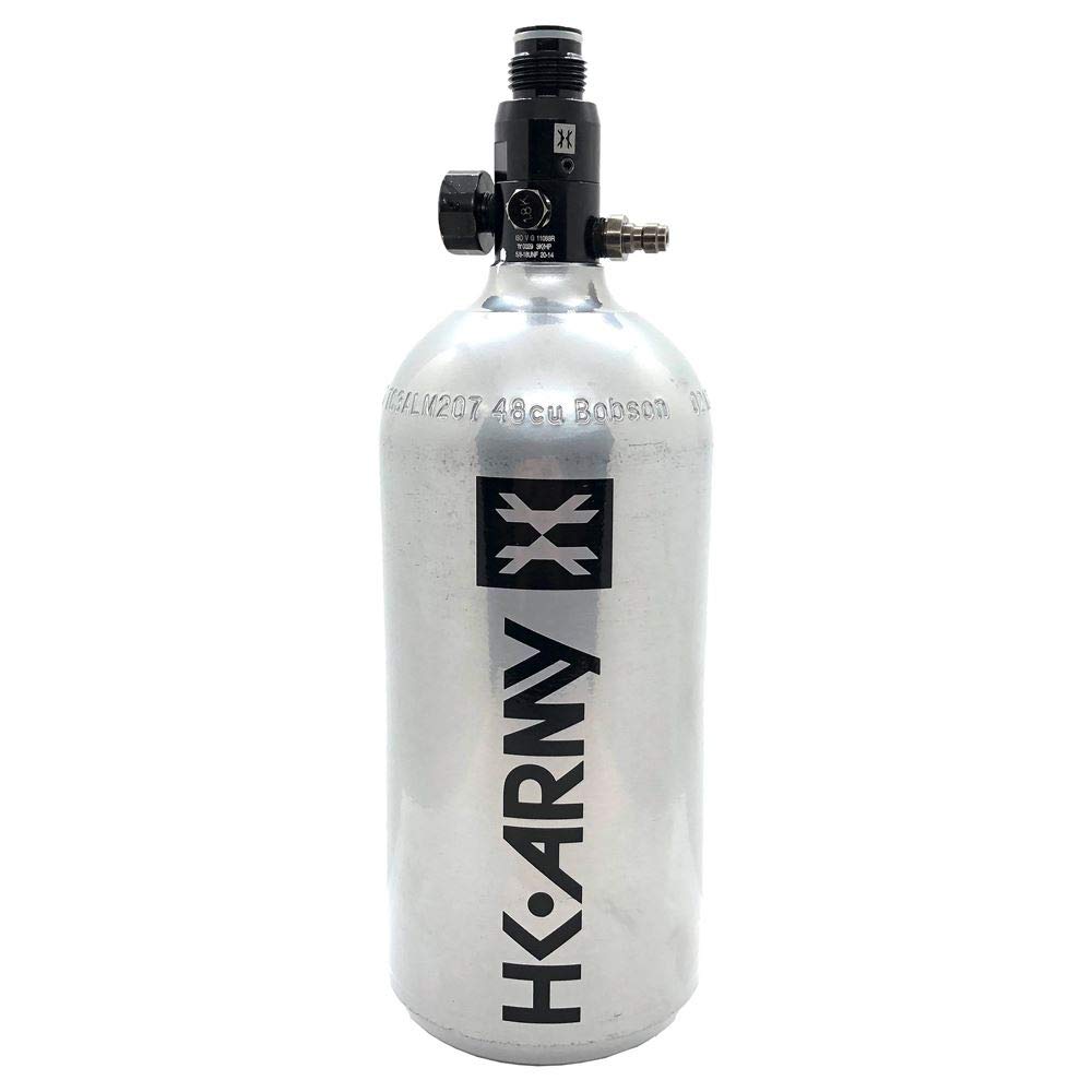 HK Army Aluminum HPA Paintball Air Tank with Standard Regulator - Lightweight & Durable Compressed Air System for Paintball, Airsoft & Outdoor Sports