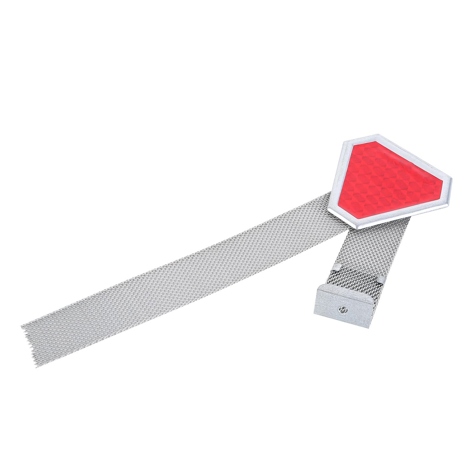 Red Universal Anti-Static Car Grounding Strap with Reflective Strip - Metal Vehicle Electrostatic Earth Belt for Cars, Trucks & SUVs - Prevent Static Shock & Improve Road Safety