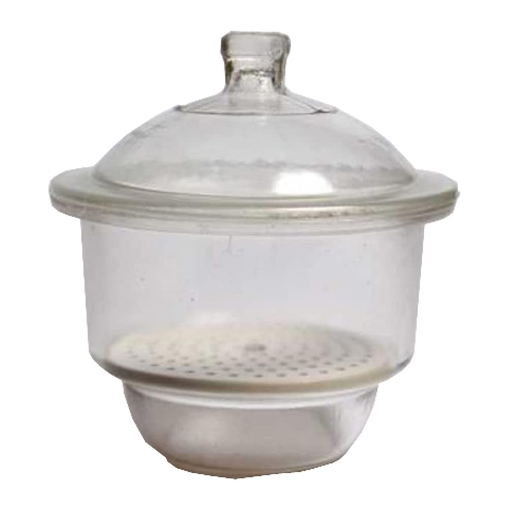 United Scientific Supplies DSGL210 Glass Desiccator 210mm - Premium Lab Desiccator for Moisture-Sensitive Experiments & Chemical Storage