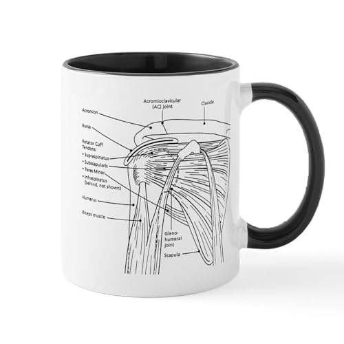 White/Black Inside - Shoulder Joint Mug