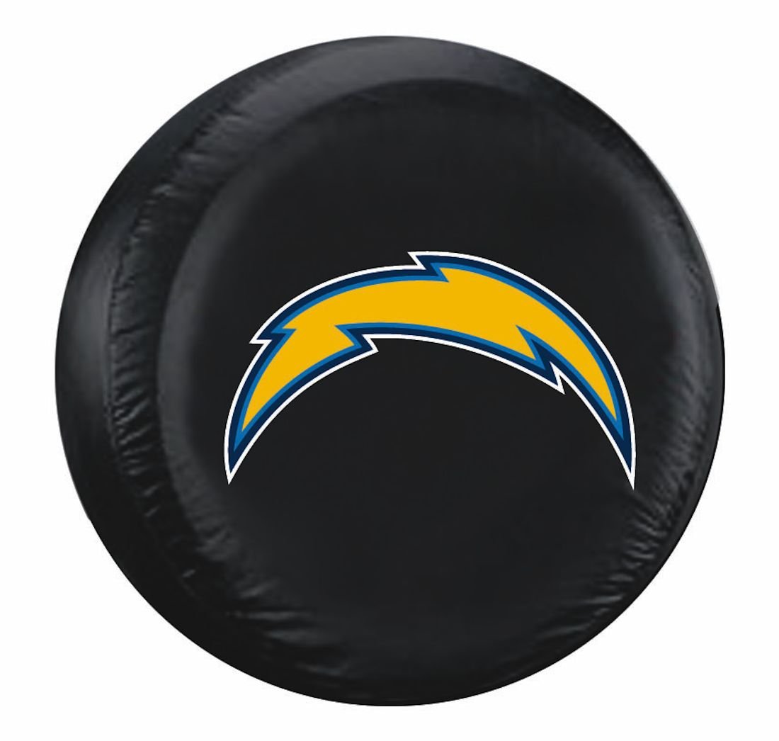 Los Angeles Chargers NFL Black Unisex Standard Size Tire Cover - Perfect for Trucks, SUVs & Tailgating