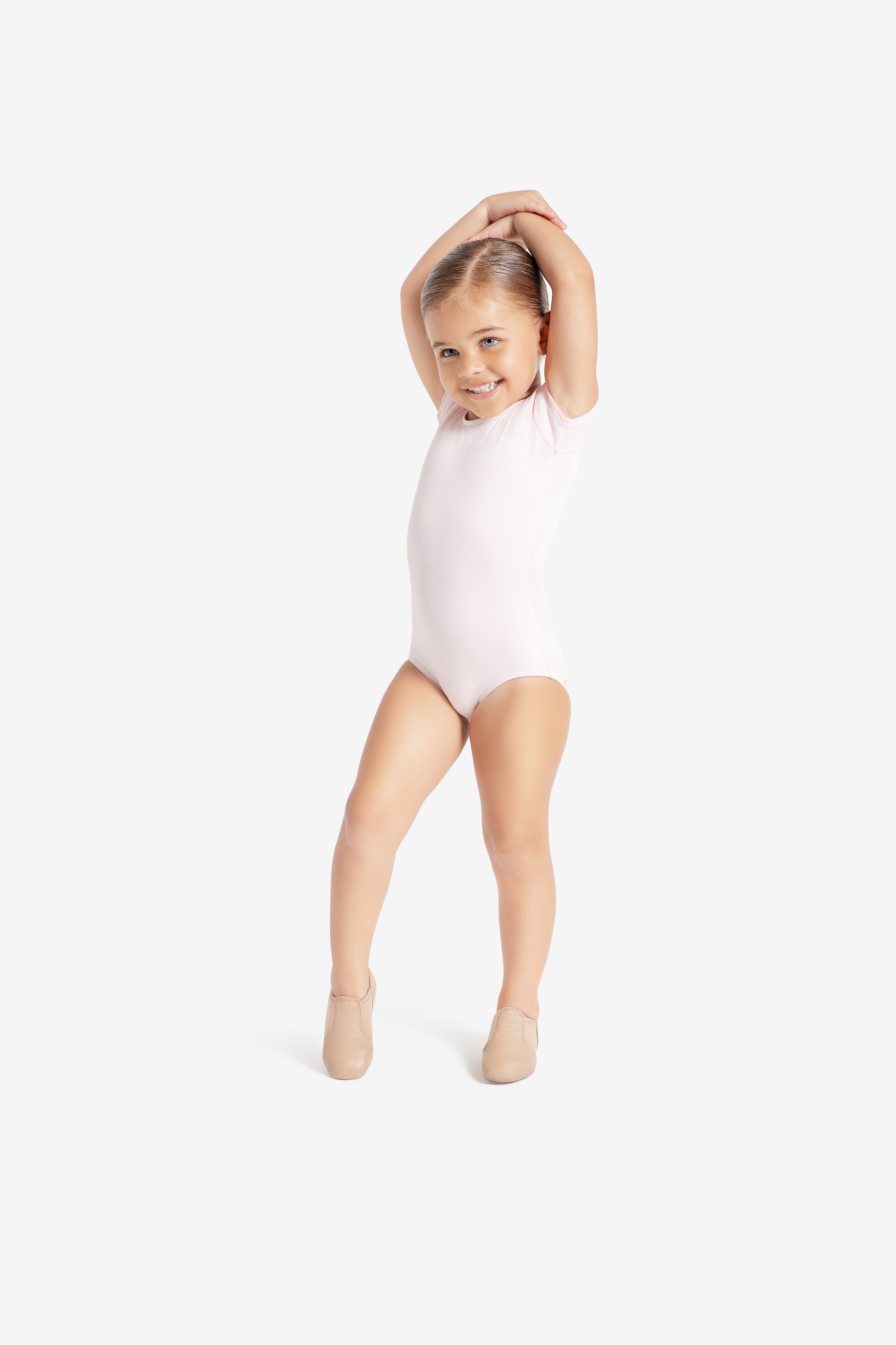 TB132C Women's Short Sleeve Leotard - Ballet Dance Gymnastics Yoga Performance Wear for Girls & Adults