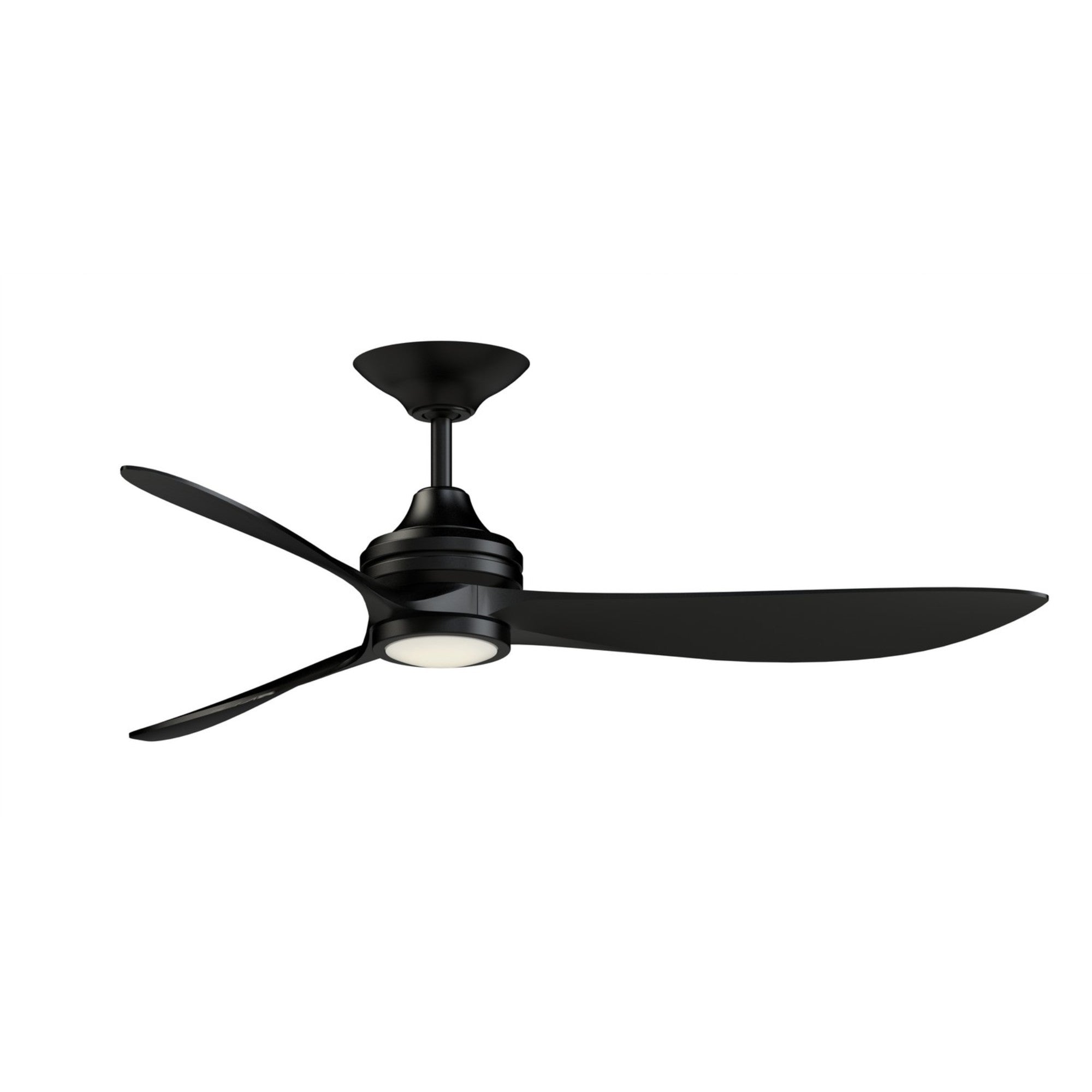 Aviara 60 Inch Black Ceiling Fan with LED CCT Selectable Light Kit - Perfect for Living Room, Bedroom, and Outdoor Spaces
