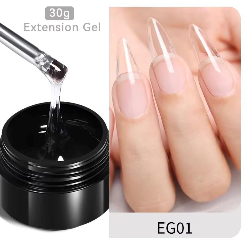 Born Pretty Extension Gel in a Jar - 30ml Nail Extension Gel for Strong & Natural-Looking Nails - Perfect for DIY Manicures, Salon Professionals & Nail Art Enthusiasts