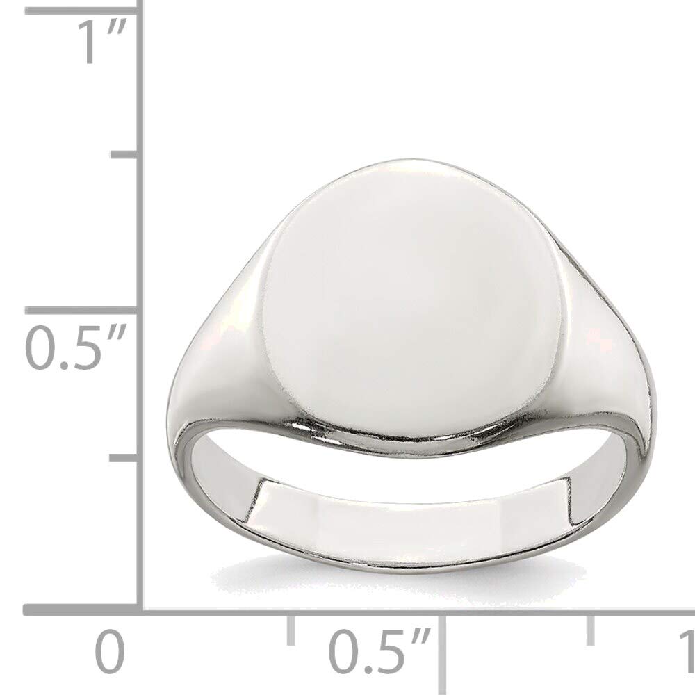 Sterling Silver Signet Ring Size 7 - Bonyak Jewelry for Men & Women