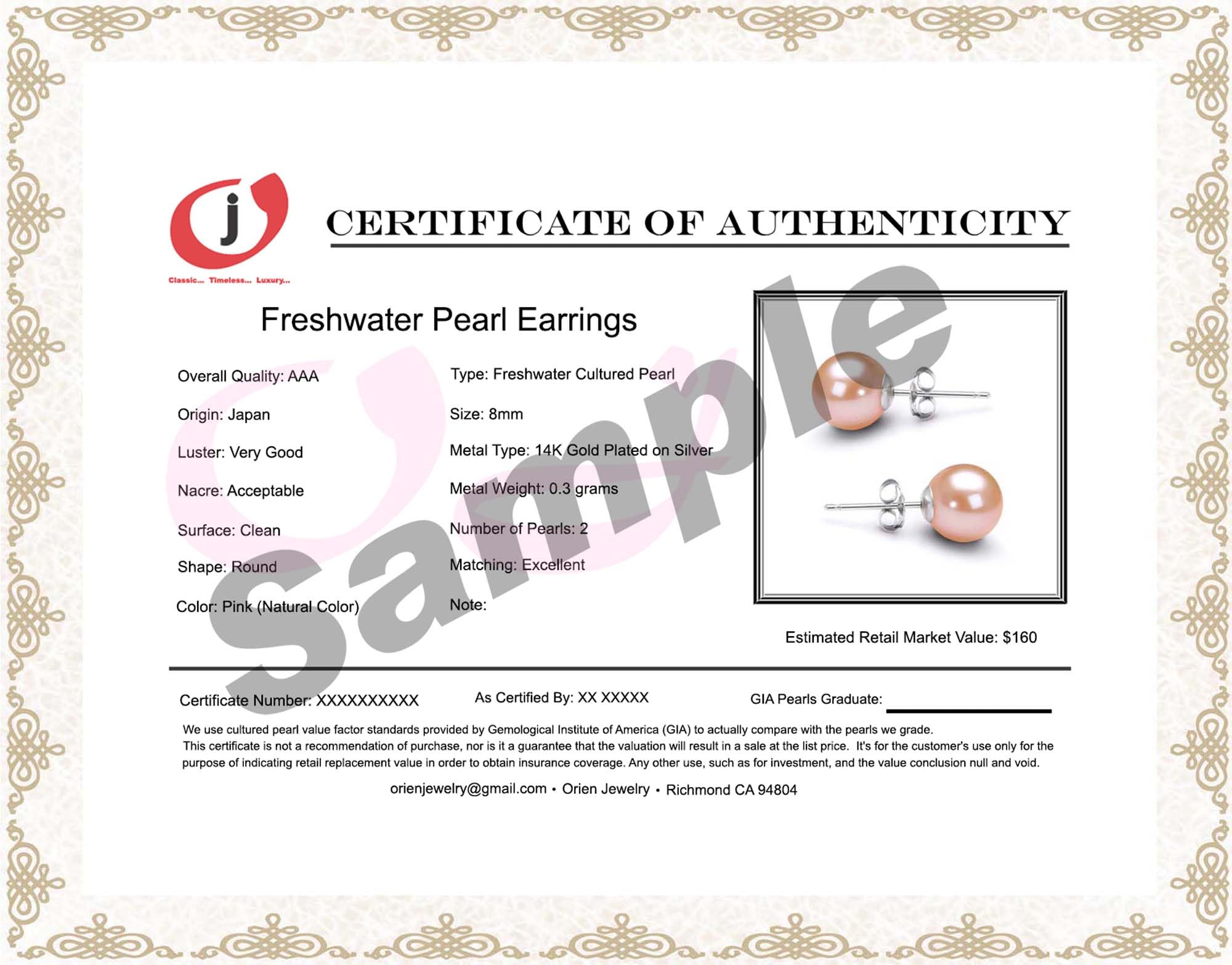 AAA Grade 5-10mm Japanese Freshwater Cultured Pearl Stud Earrings for Women - Pink Pearls with Sterling Silver Settings, Jewelry Gift Box | Elegant Pearl Earrings for Weddings, Parties & Daily Wear - Orien Jewelry
