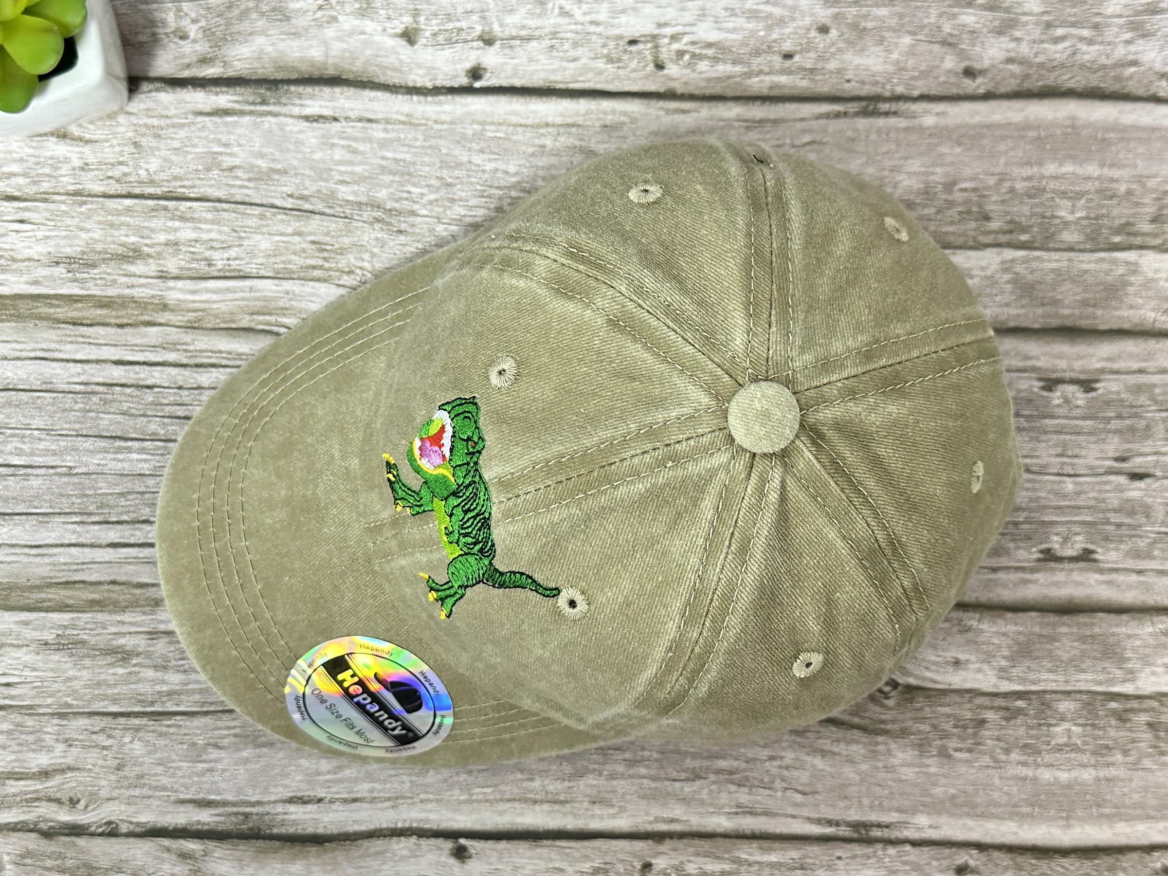 Hepandy Tyrannosaurus T-Rex Dinosaur Hat for Kids - Adjustable Dino Costume Hat for Boys & Girls - Perfect for Halloween, Birthday Parties & Dinosaur Theme Events