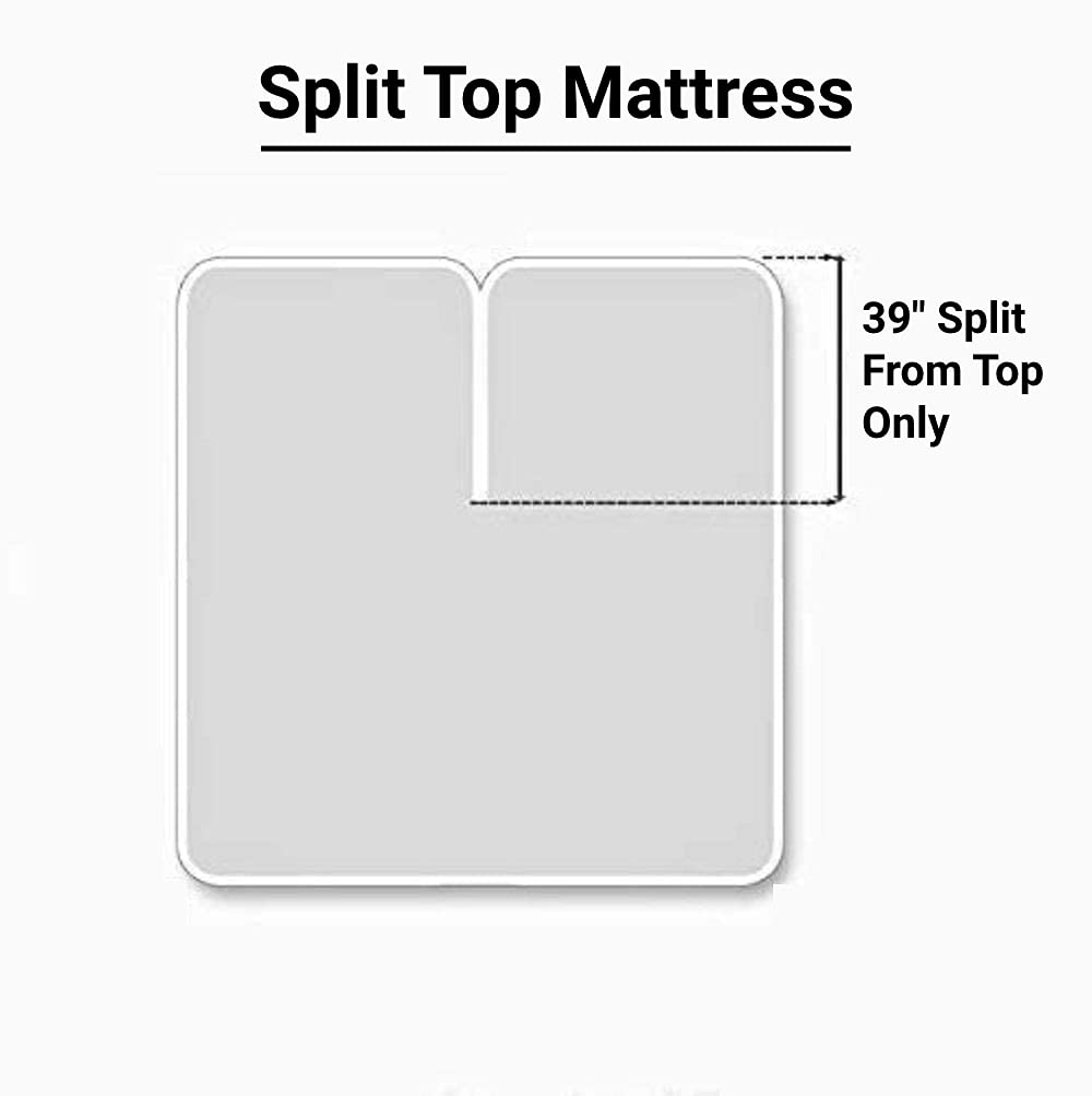 Premium 100% Egyptian Cotton Split King Sheet Set - 600 Thread Count, 18