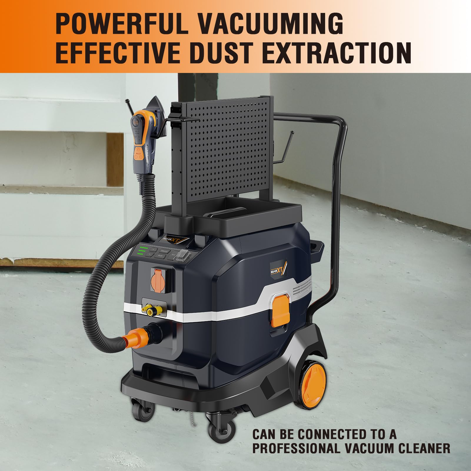MAXXT 350W Mouse Sander with Advanced Dust Collection System - Low Vibration Detail Sander for Woodworking, Tight Spaces & Polishing - Perfect for DIY Projects, Furniture Refinishing & Craft Sanding