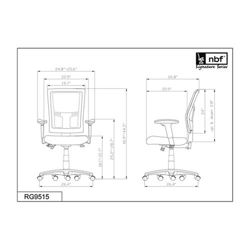 Ergonomic Mesh Office Chair - Adjustable High Back for Comfort