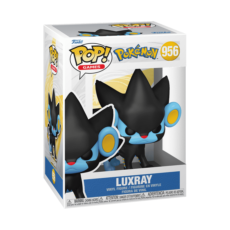 Luxray Funko Pop Pokemon Figure #956 with Protector Case - Perfect for Collectors, Gifts, and Pokemon Displays