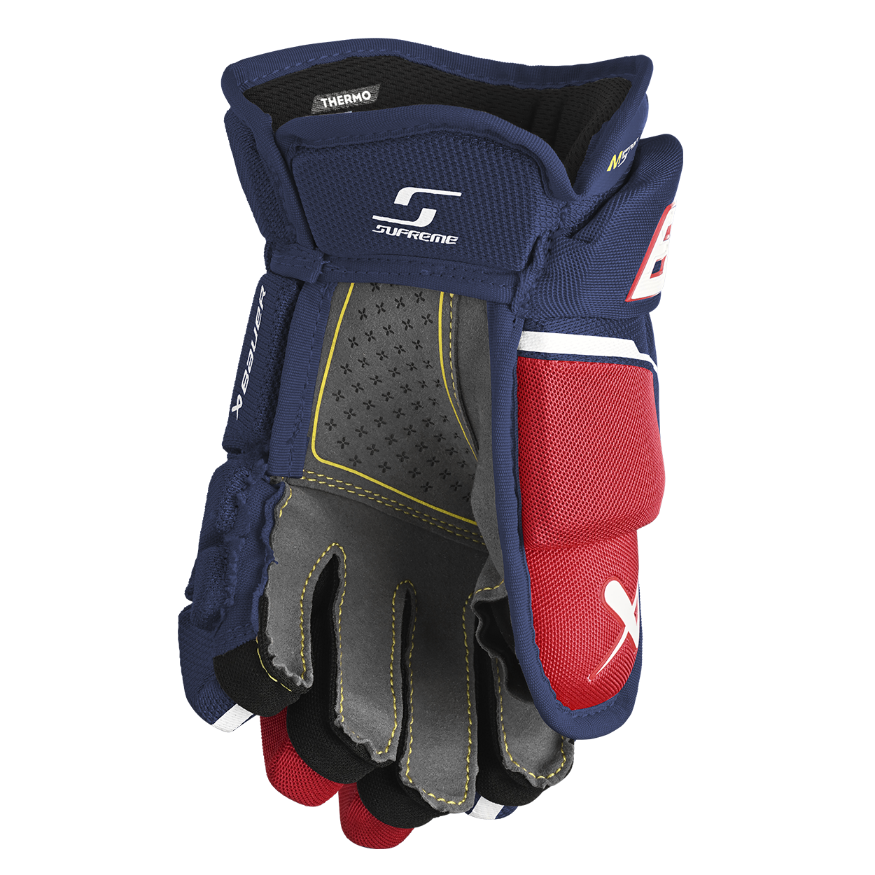 Bauer Supreme M5PRO Junior Hockey Gloves - Lightweight & Durable for Youth Ice Hockey Practice & Games