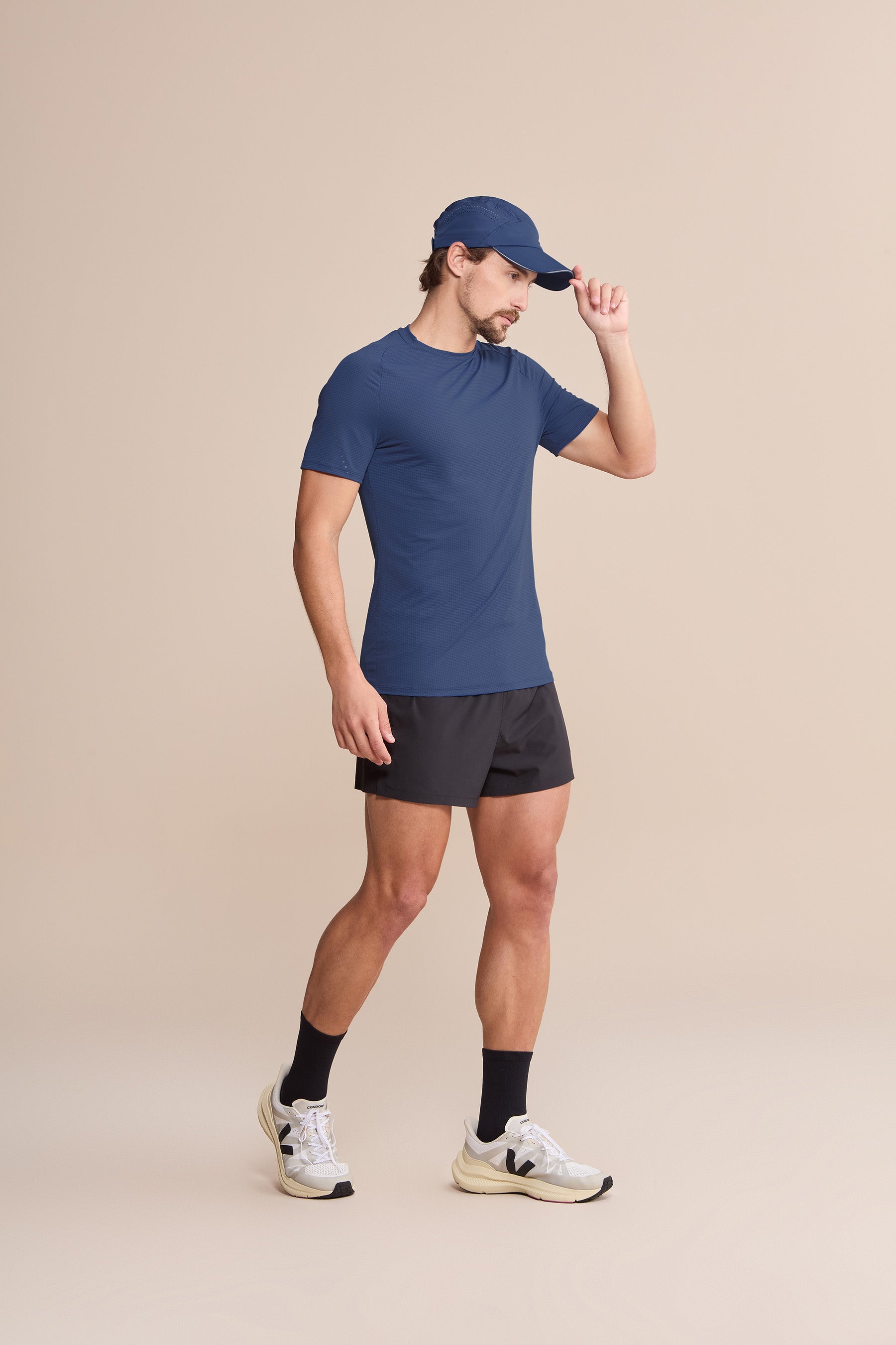 Fit Raglan Reflex Men's T-Shirt - Comfortable Athletic Tee for Gym, Running & Casual Wear | Breathable Cotton Blend