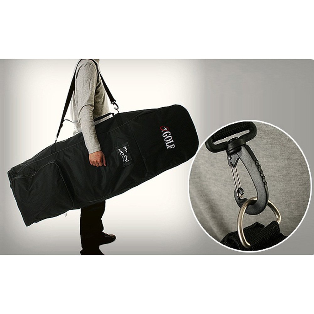 Premium Golf Travel Bag with Wheels - Airline Approved Carry Cover for Clubs, Irons & Putters (Fits Taylormade, Callaway) - Perfect for Air Travel & Course Protection