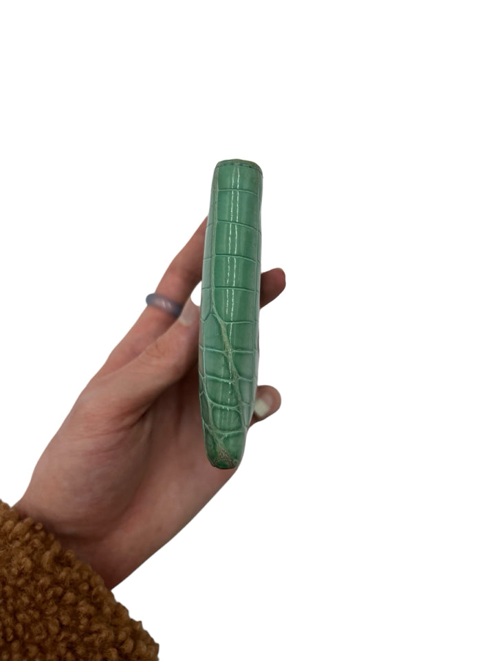 Authentic Tiffany & Co. Aqua Men's Alligator Leather Wallet - Luxury Gift for Men, Business & Travel Essentials