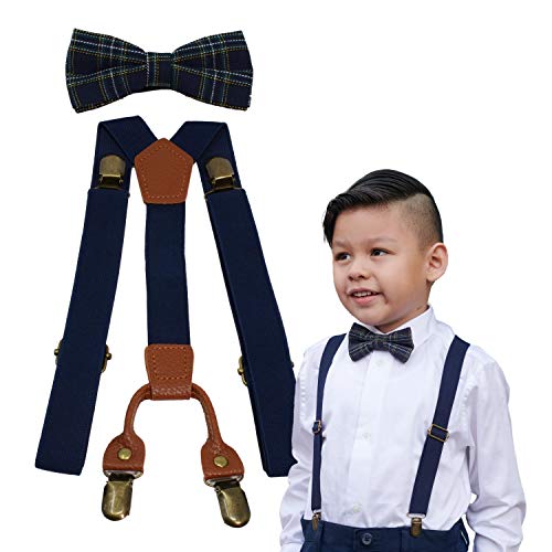 Navy Blue With Blue/Green Bowtie