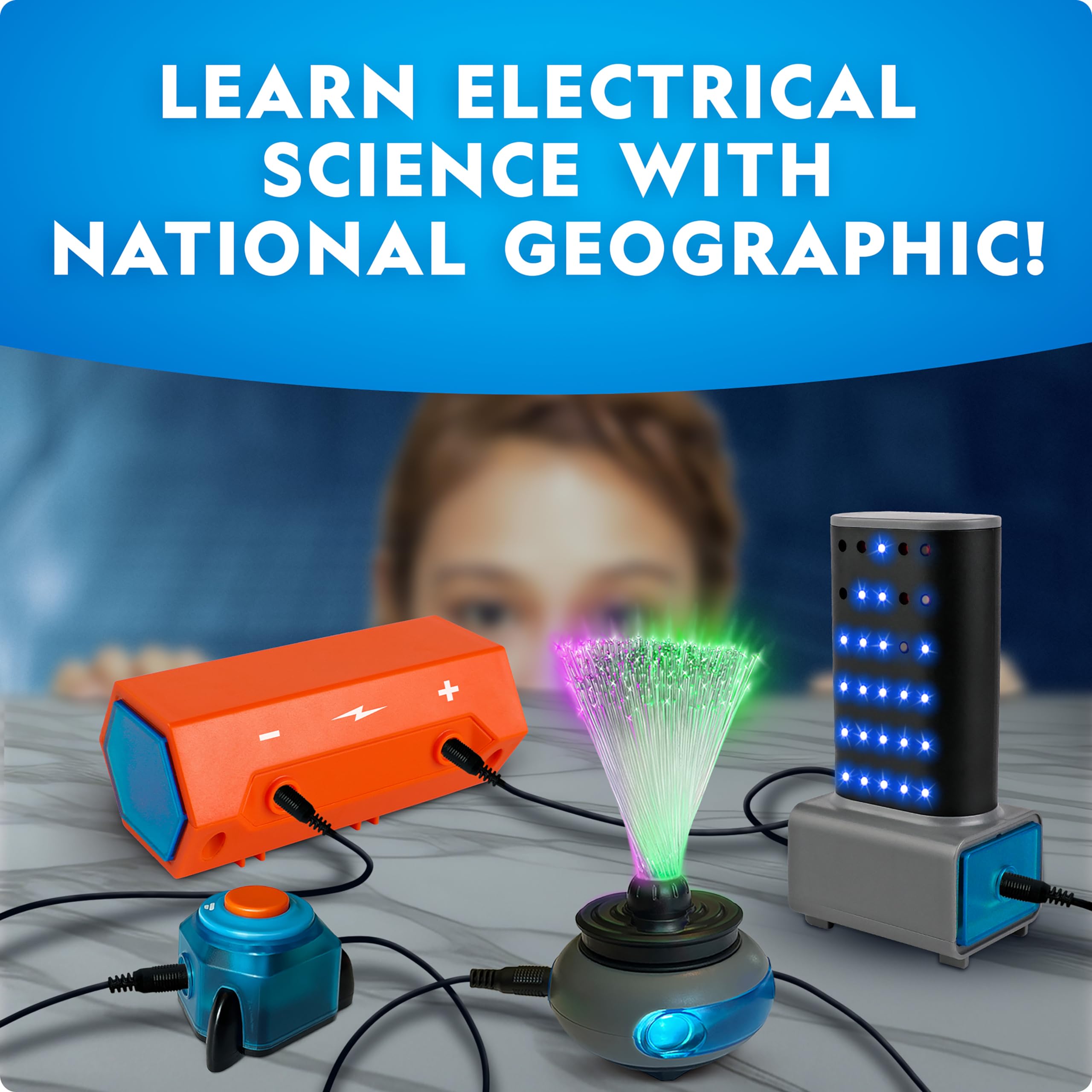 National Geographic Circuit Kit - STEM Toy for Kids with 120 Projects | Science Learning & Home Education