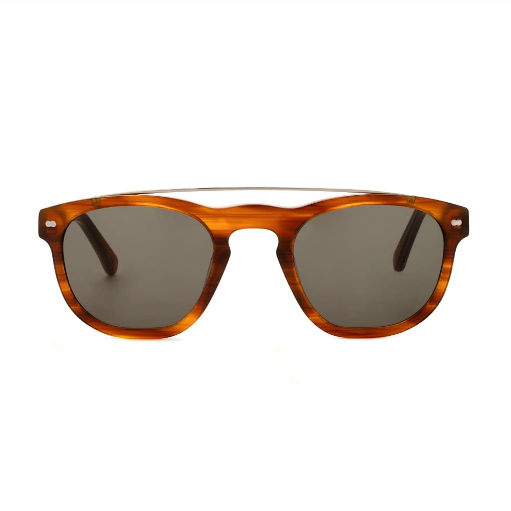 Christopher Cloos x Brady Hermosa Collection Polarized Designer Sunglasses for Men & Women - UV Protection Luxury Shades for Beach, Driving & Outdoor Activities
