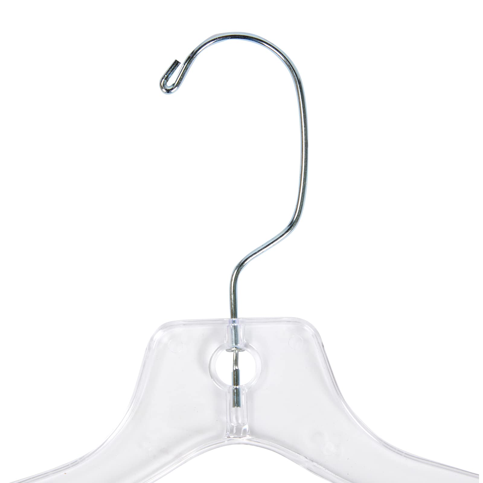 SSWBasics Lightweight Clothes Hangers - 17 Inch Non-Slip Garment Hangers (Pack of 100) - Perfect for Closet Organization, Retail Stores & Laundry Rooms