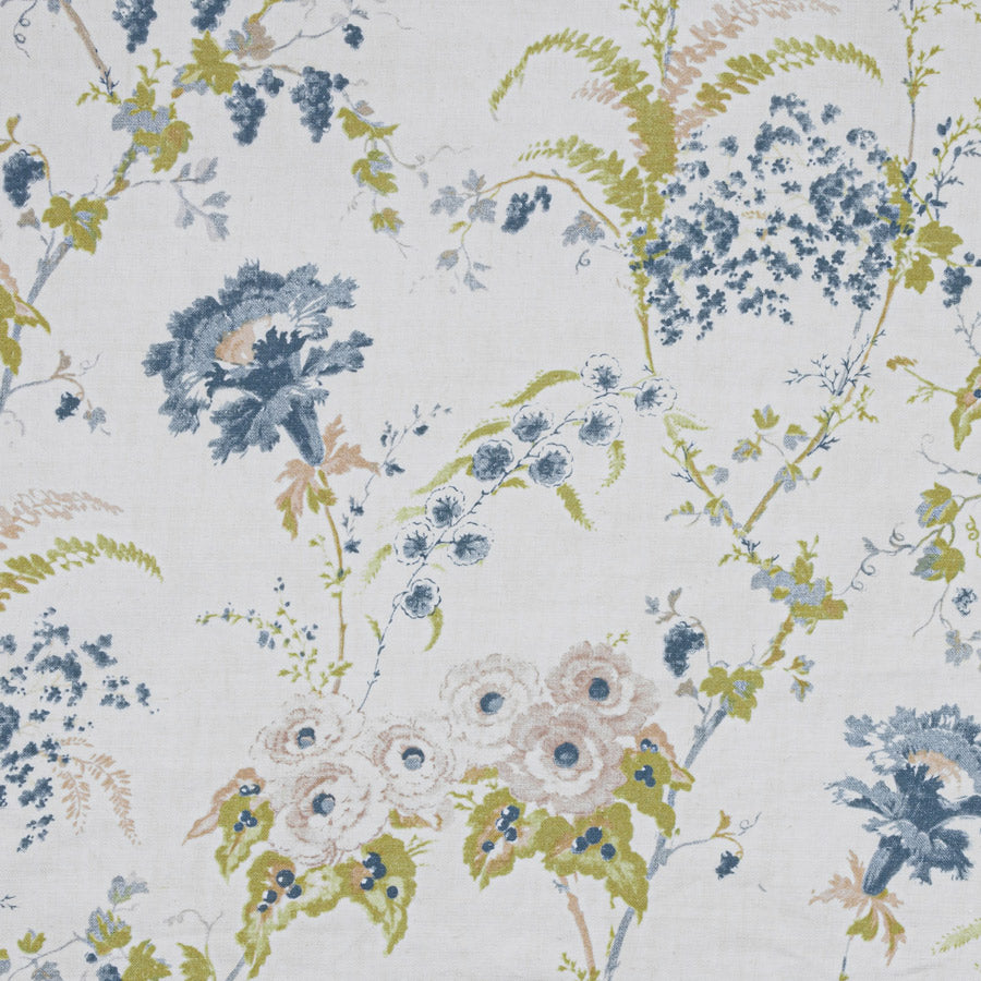Premium Dianthus Linen Fabric - Vintage Blue Color Samples for DIY Crafts, Home Decor & Upholstery Projects | Perfect for Sewing, Quilting & Scrapbooking