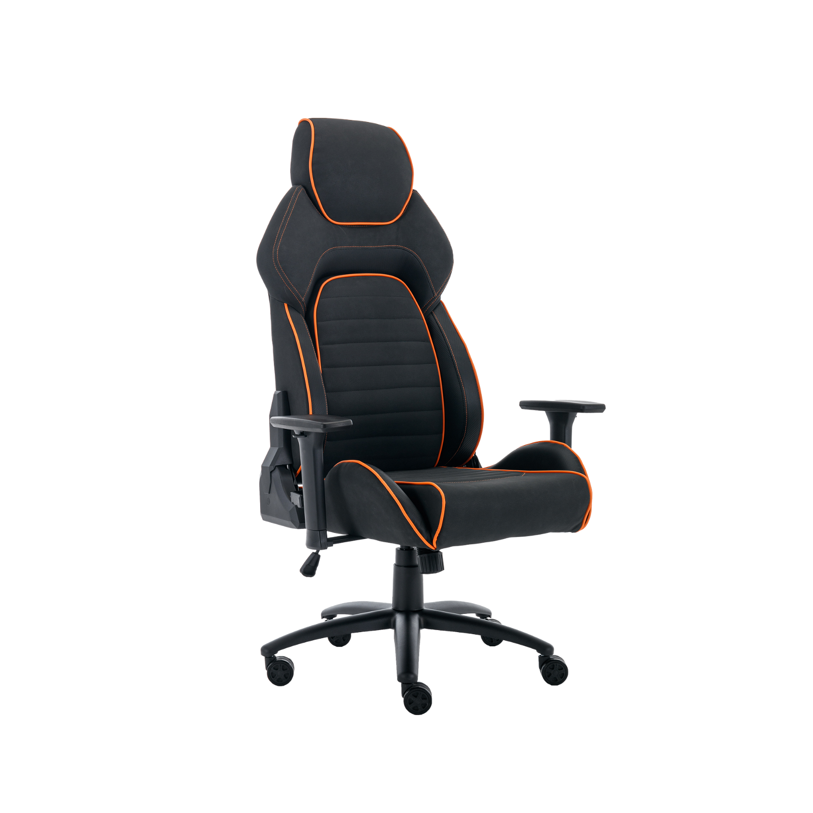 Premium Ergonomic Gaming & Office Chair with Adjustable Armrests - Black & Orange by Tauris - Perfect for Long Work Hours & Intense Gaming Sessions