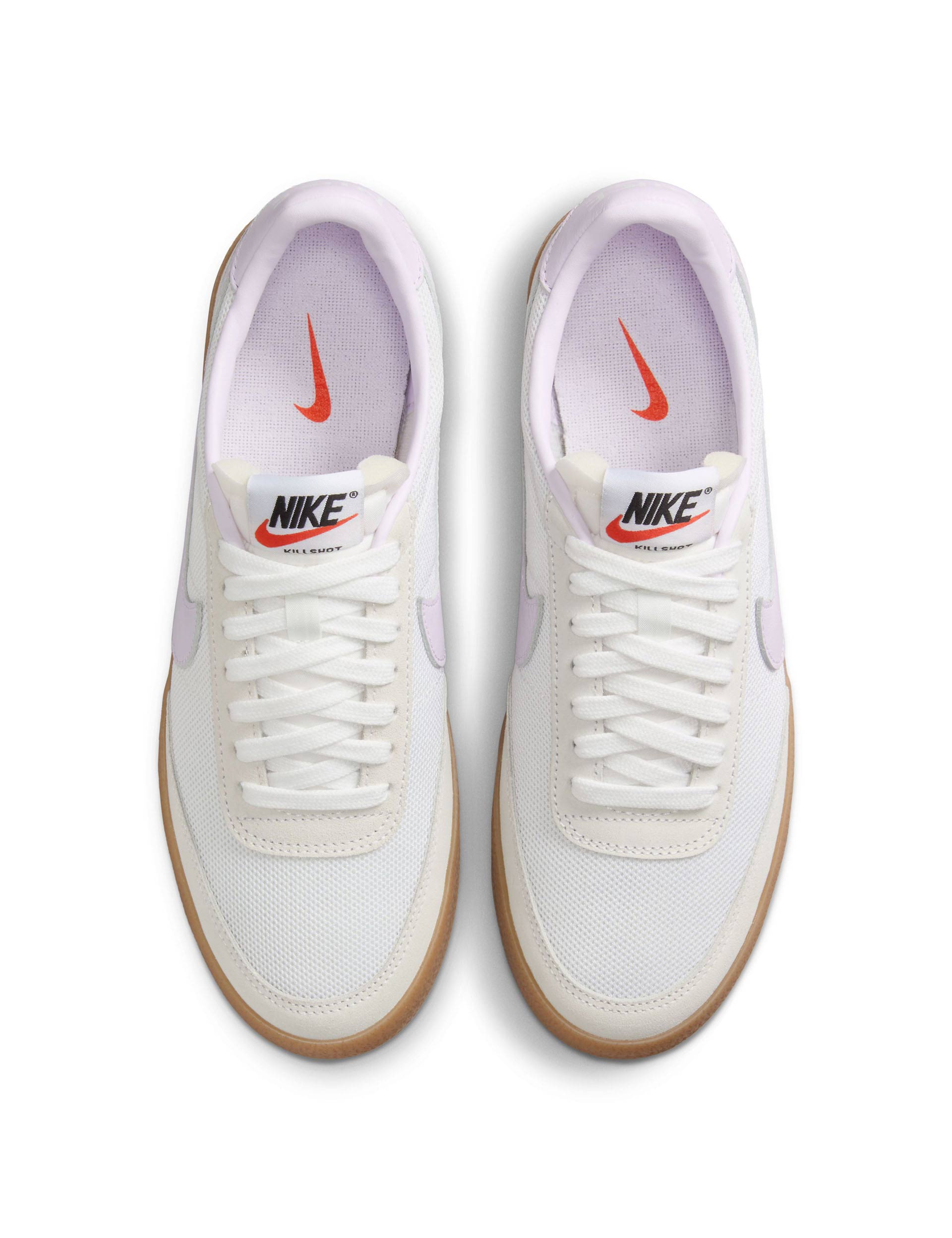 Nike Killshot 2 Leather Sneakers - White/Gum Light Brown/Barely Grape | Men's Casual Shoes for Everyday Wear & Street Style Outfits