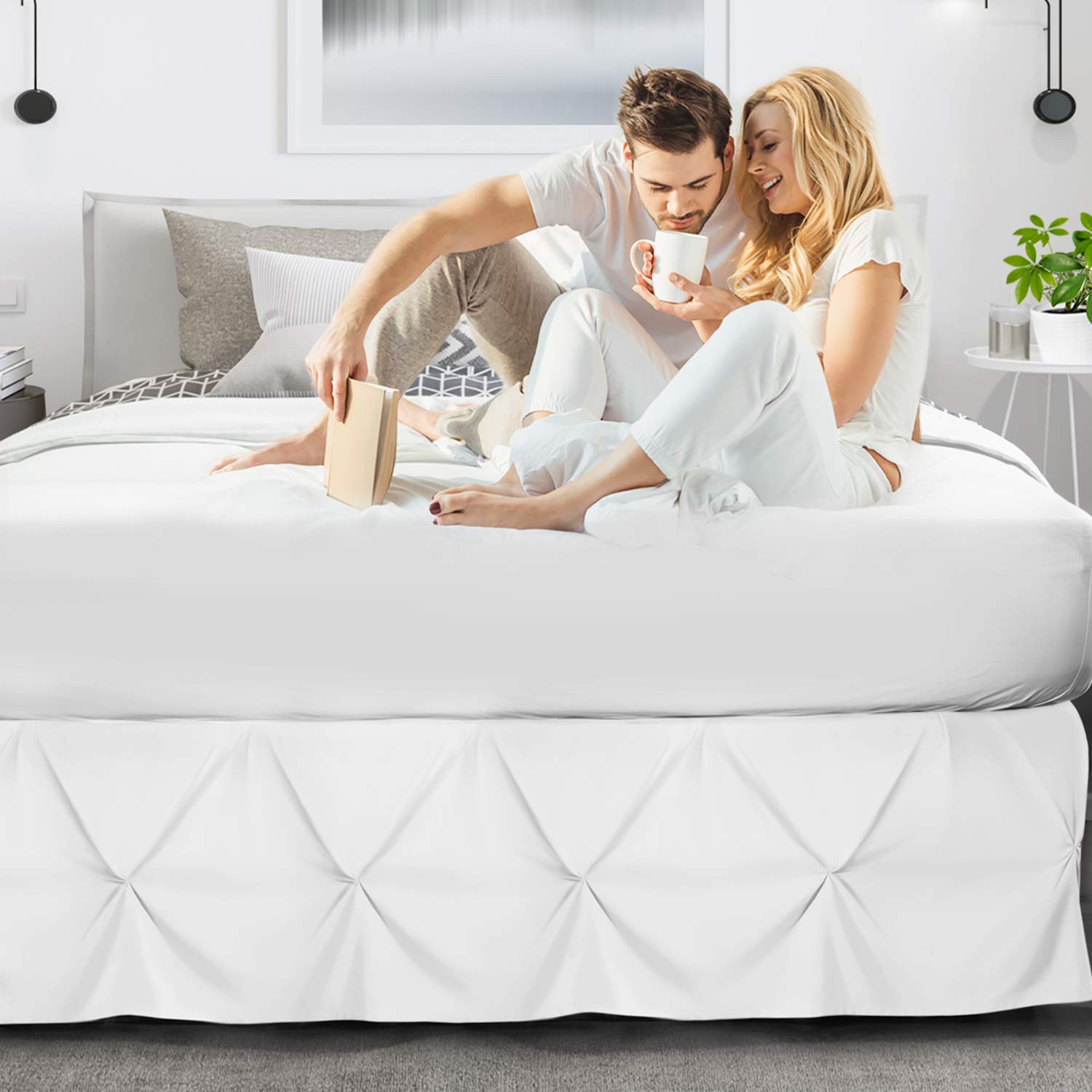 Premium Microfiber King Size Bed Skirt - 14