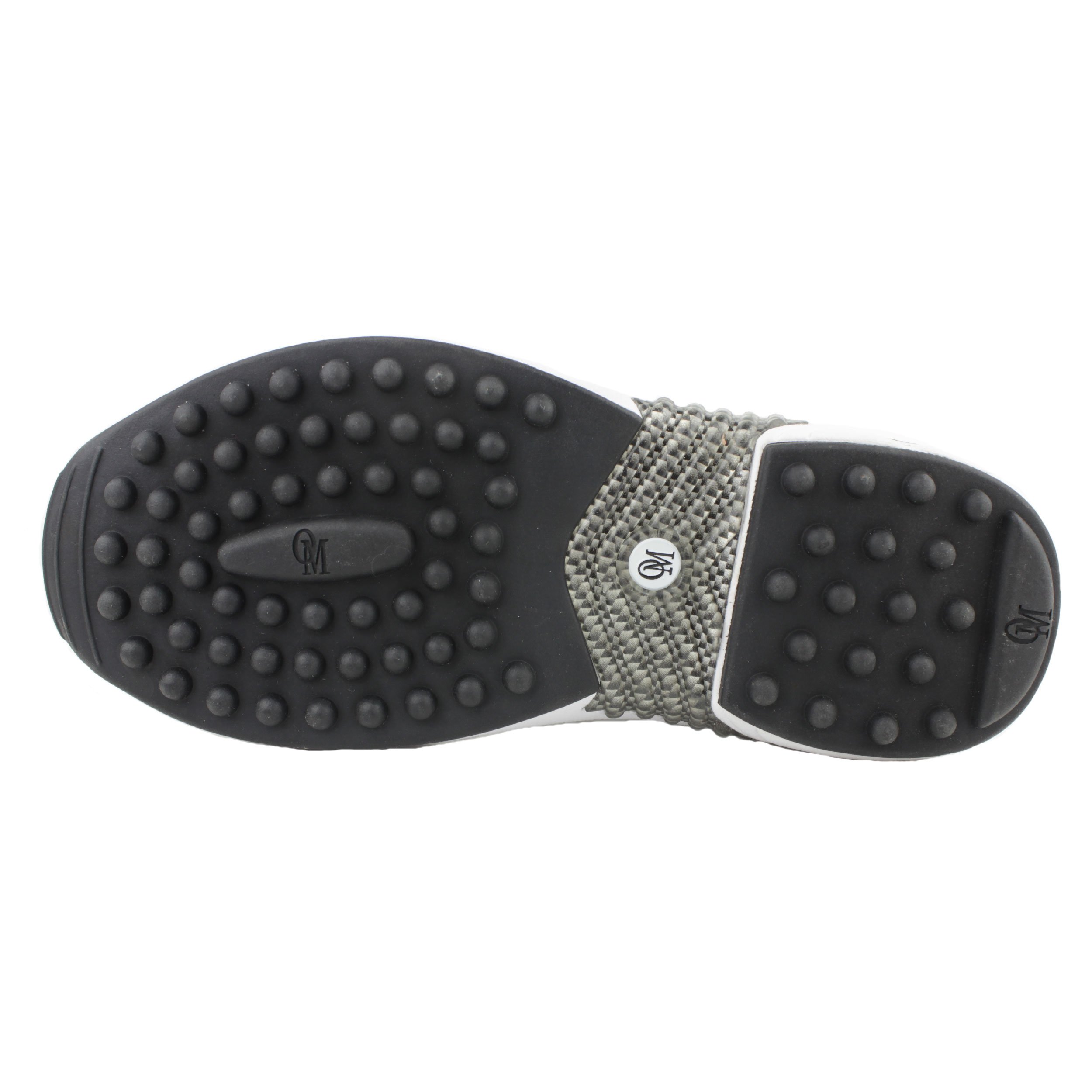 Men's MCA400 Athletic Golf Shoes with Turf Nipple Sole - Size 14W US - White - Perfect for Golfing, Walking & Outdoor Sports